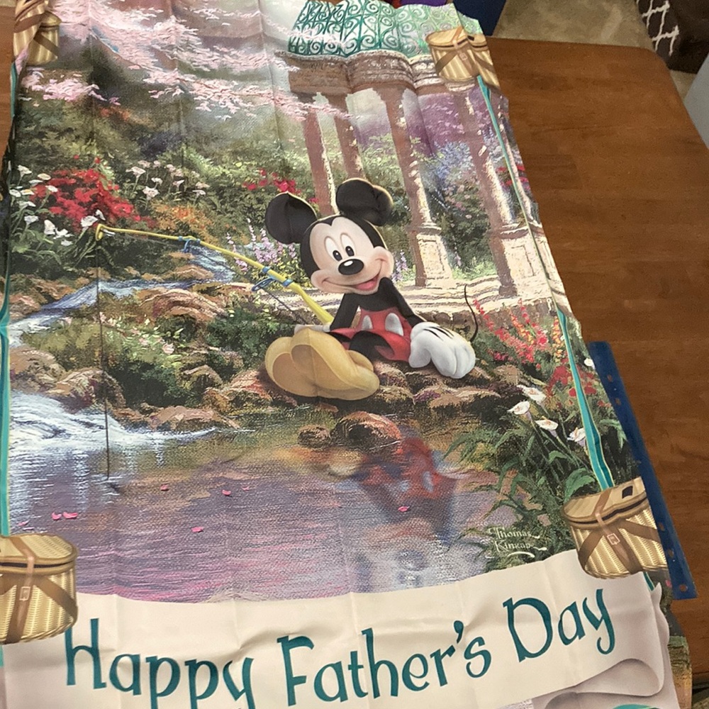 Thomas Kinkade Disney Flag